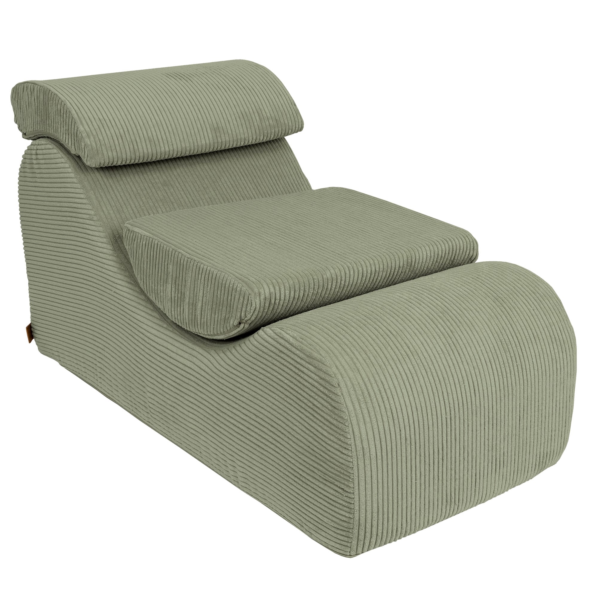 MeowBaby Aesthetic Wave Lounger - Comfy Toddler Foam Filled Chair