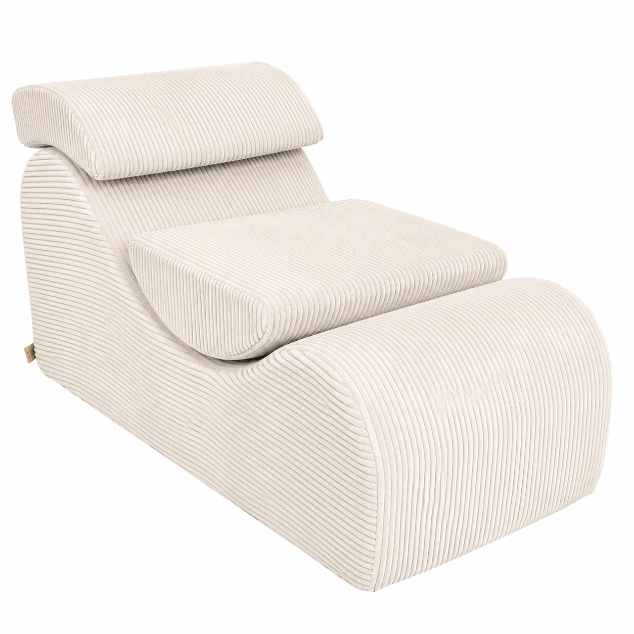 MeowBaby Aesthetic Wave Lounger - Comfy Toddler Foam Filled Chair