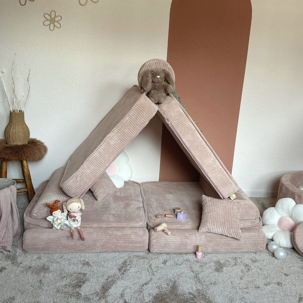 MeowBaby Aesthetic Kids Play Sofa Premium - Modular Play Couch | 12 Pieces