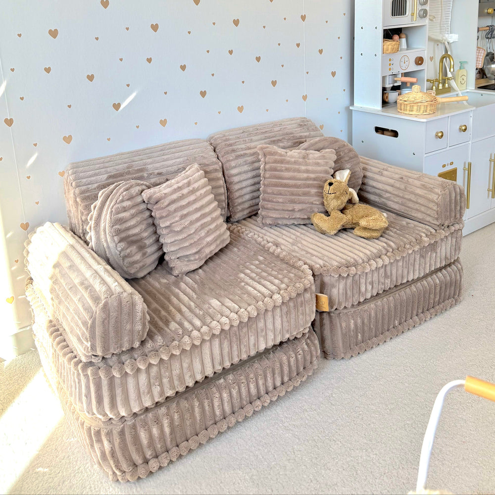 MeowBaby Churros Kids Play Sofa Plus – Modular Play Couch | 12 Pieces