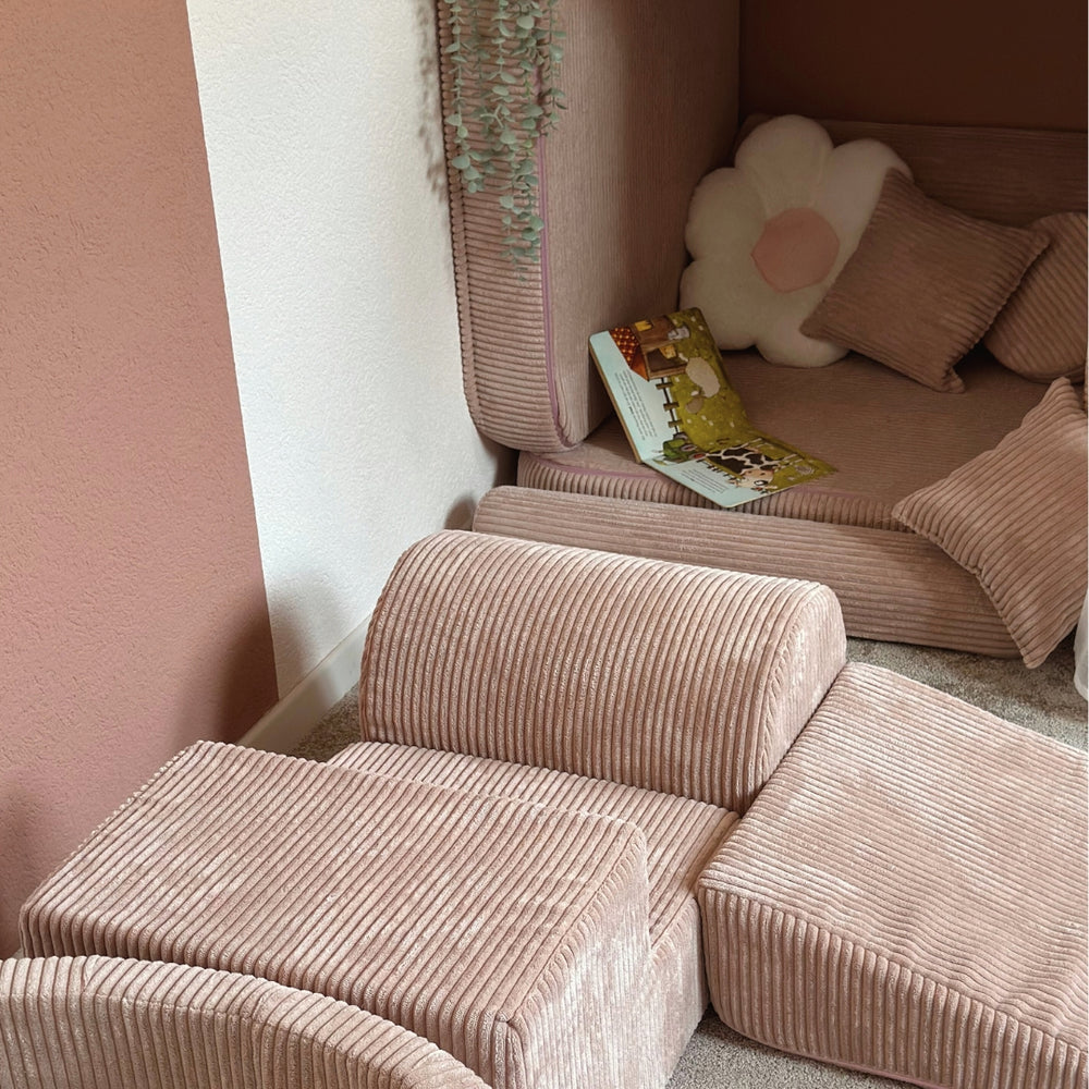 MeowBaby Aesthetic Kids Foam Climbing Blocks - Baby Soft Play Set | 3 Elements