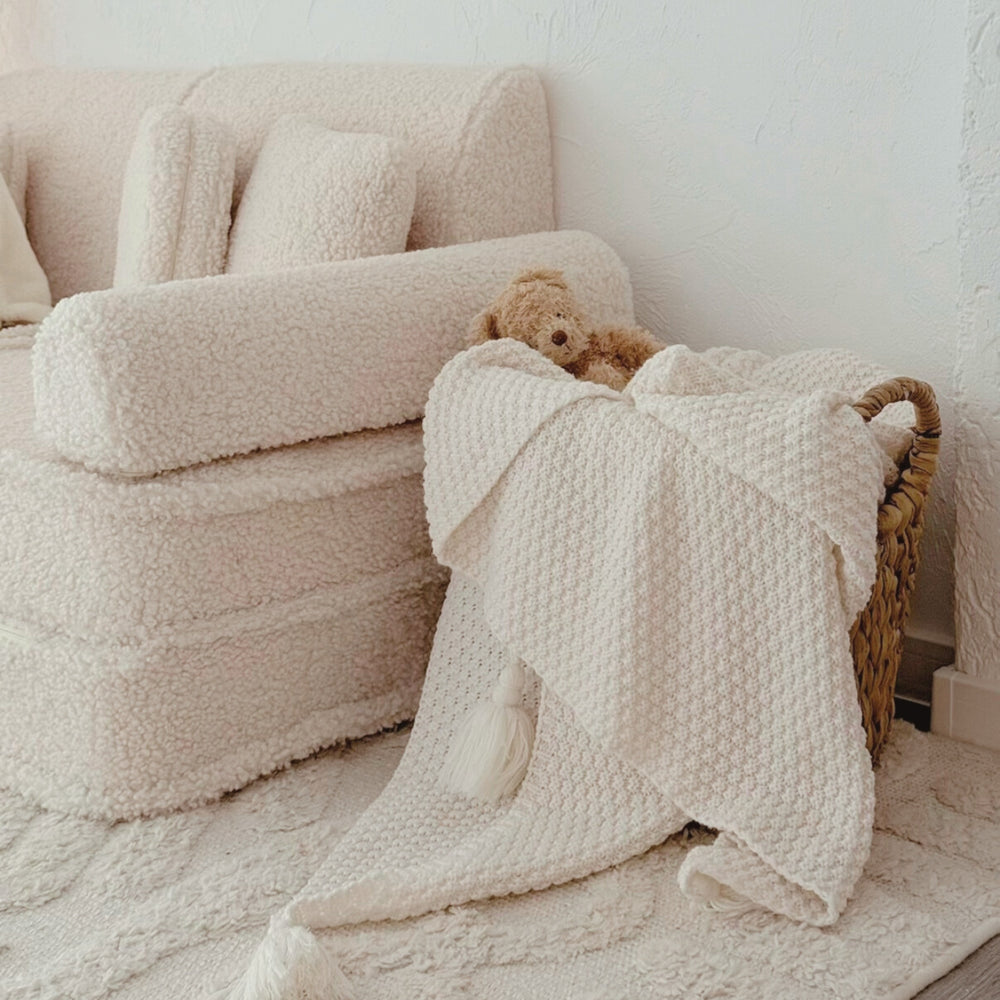 MeowBaby Bearly Play Sofa Plus – Kids Modular Play Couch | 12 Pieces