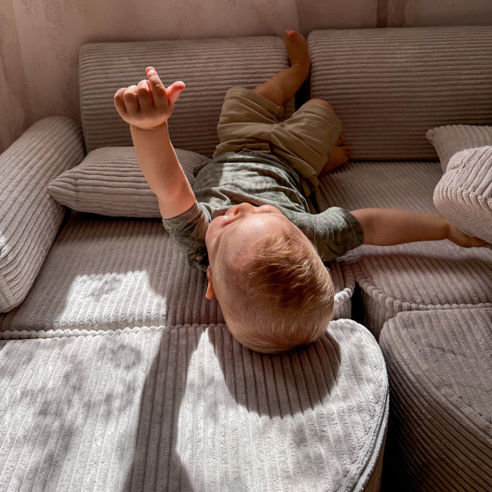 MeowBaby Aesthetic Kids Play Sofa Max – Modular Play Couch | 14 Pieces