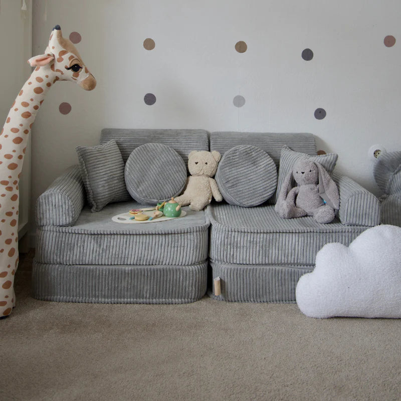 MeowBaby Kids Play Sofa Plus | Modular Kids Play Couch | 12 Pieces