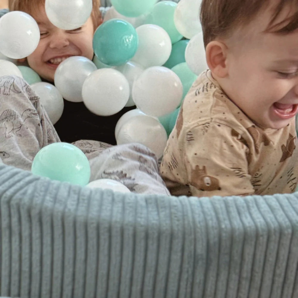 MeowBaby Aesthetic Corduroy Foam Baby Ball Pit | Ball Pit Toddler